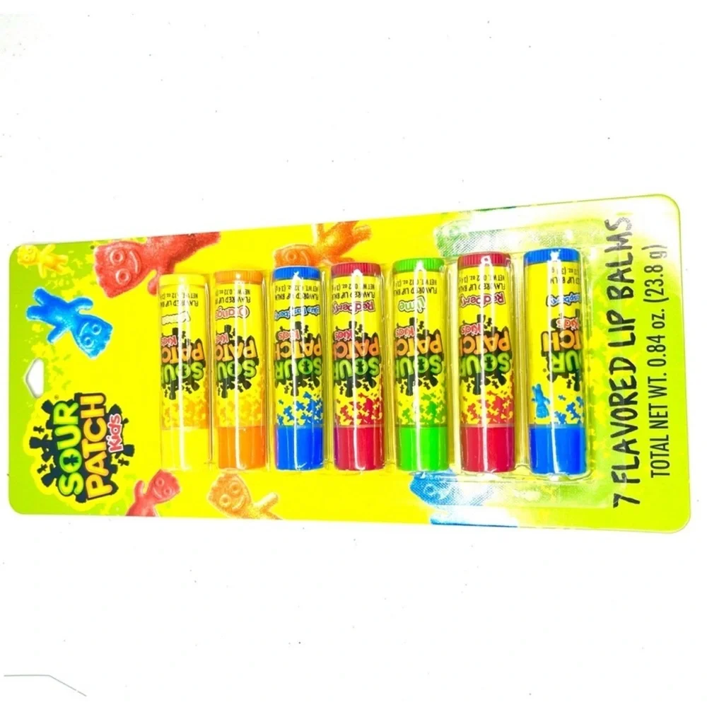 Sour patch kids. Flavored Lip Balms - 7 Pack
